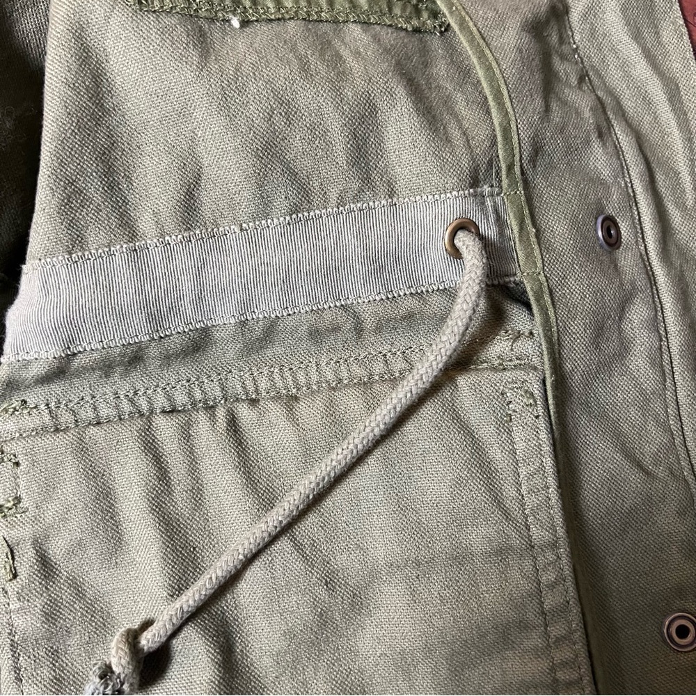 MADEWELL Dispatch Jacket Olive Army Green Military Style Canvas Size XS - Picture 10 of 15